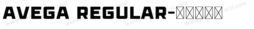 Avega Regular字体转换